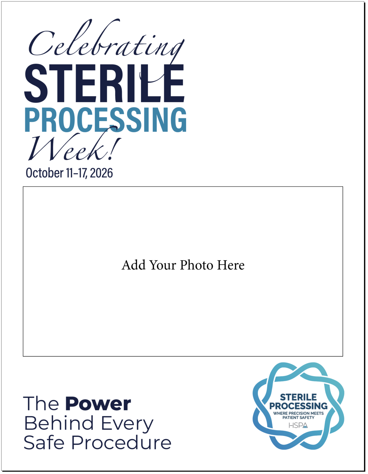SP Week Templates - Healthcare Sterile Processing Association